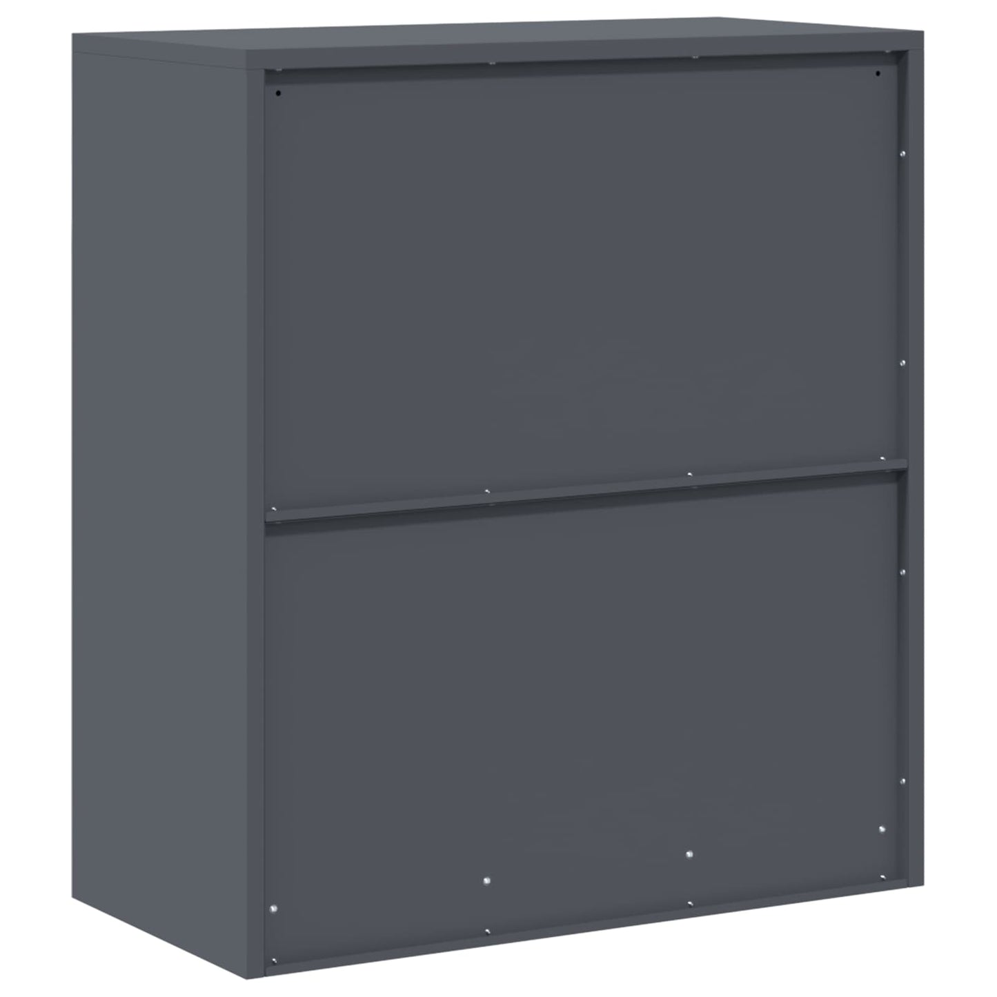 Opbergkast Antraciet 80 x 40 x 90 cm Koudgewalst Staal