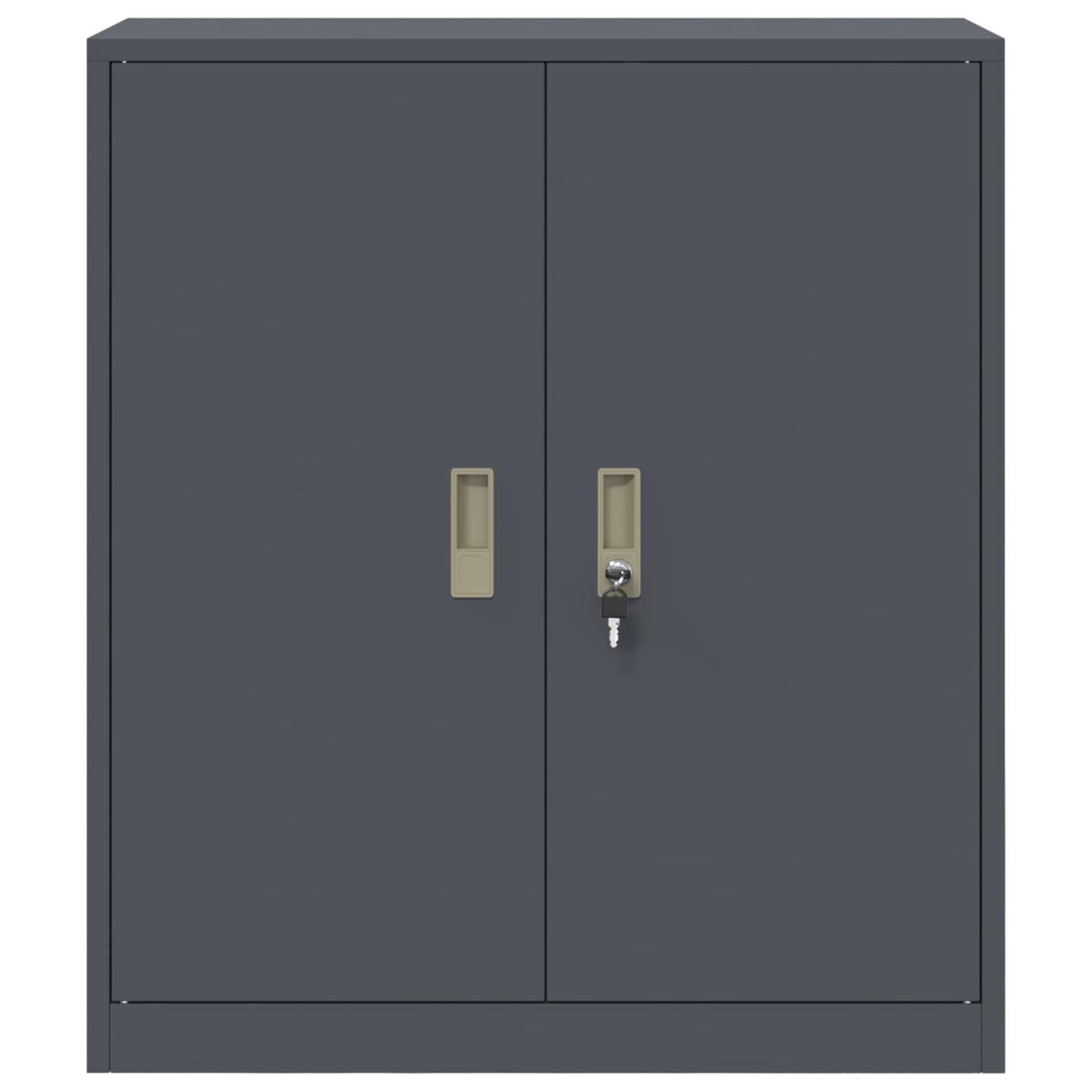 Opbergkast Antraciet 80 x 40 x 90 cm Koudgewalst Staal