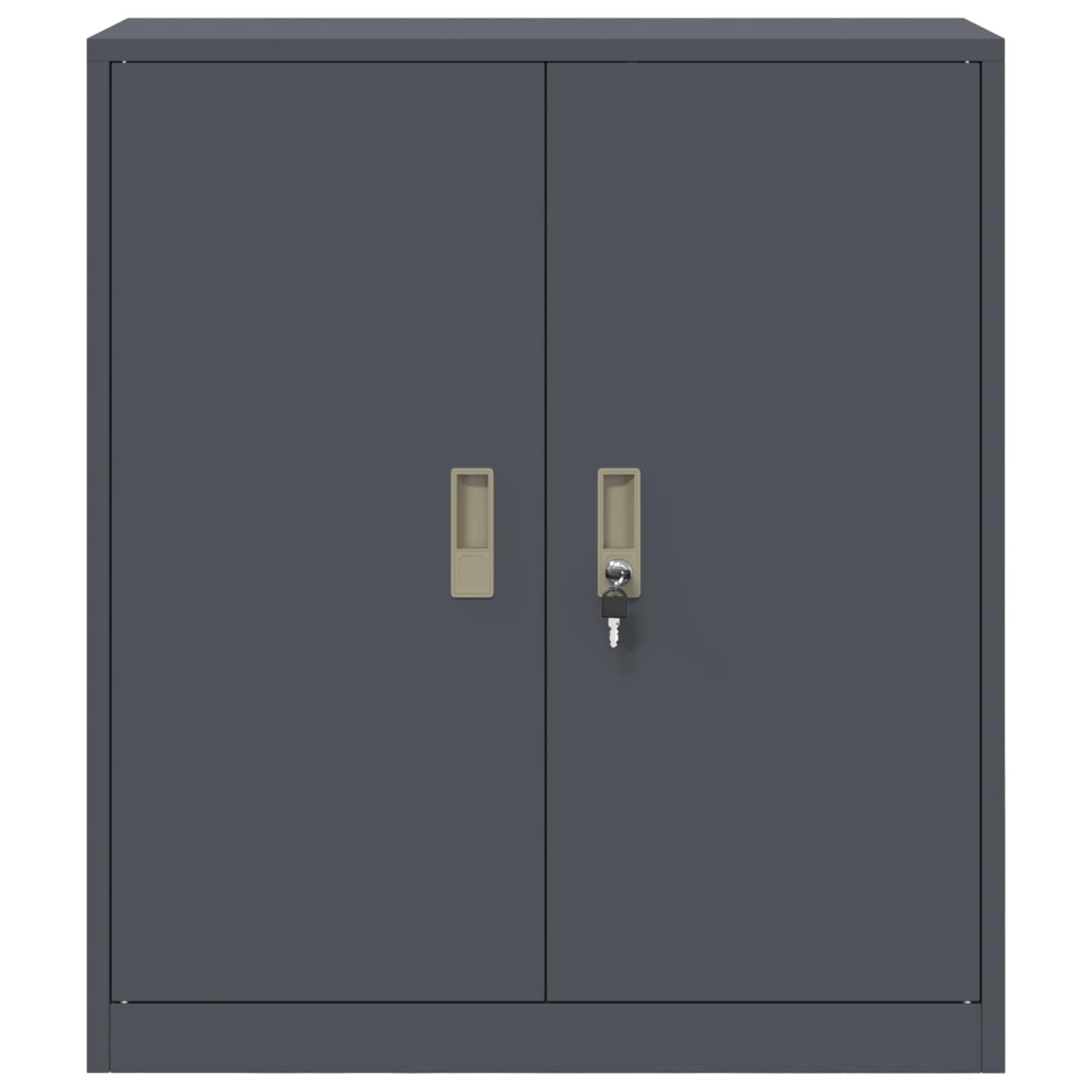 Opbergkast Antraciet 80 x 40 x 90 cm Koudgewalst Staal