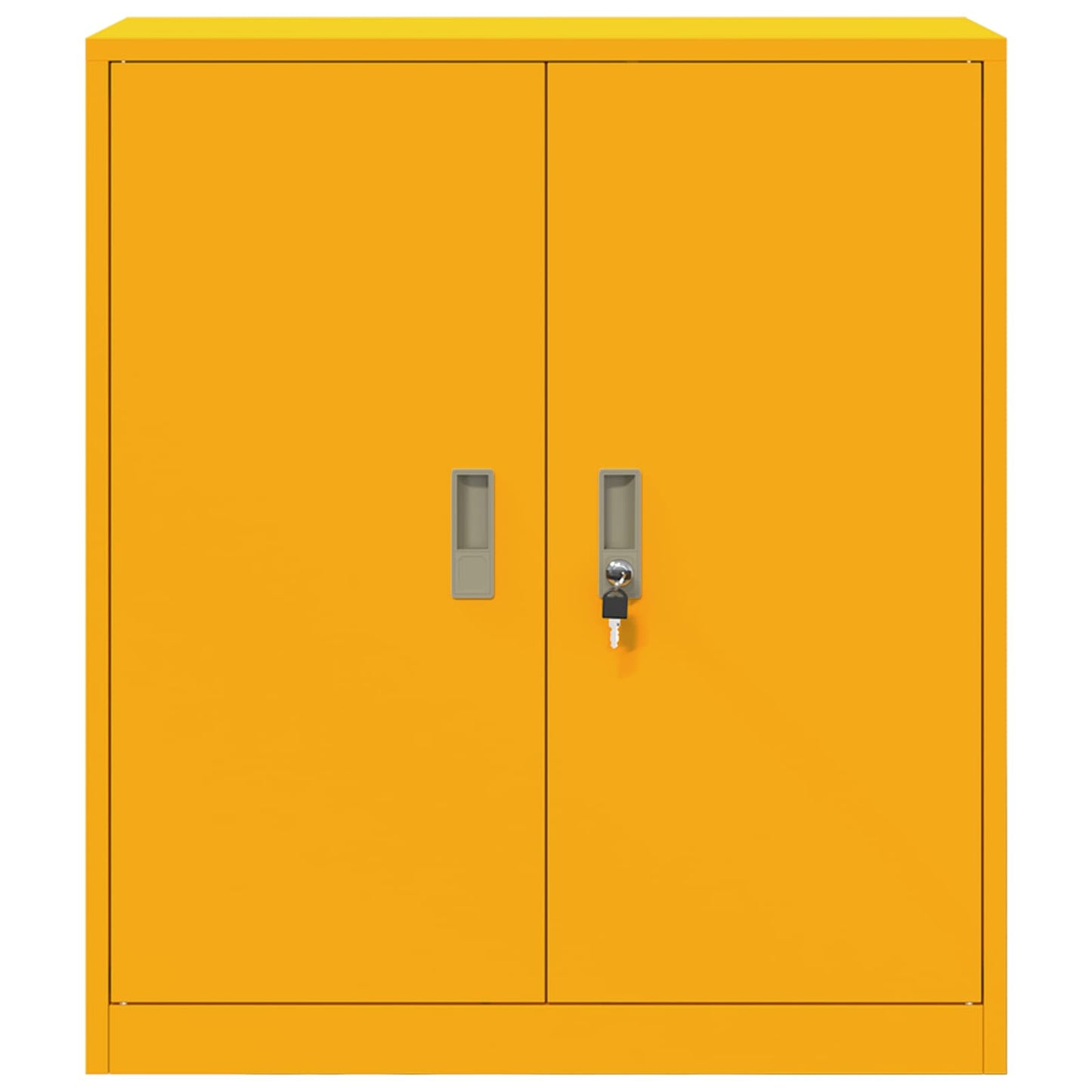Opbergkast Mosterdgeel 80 x 40 x 90 cm Koudgewalst Staal