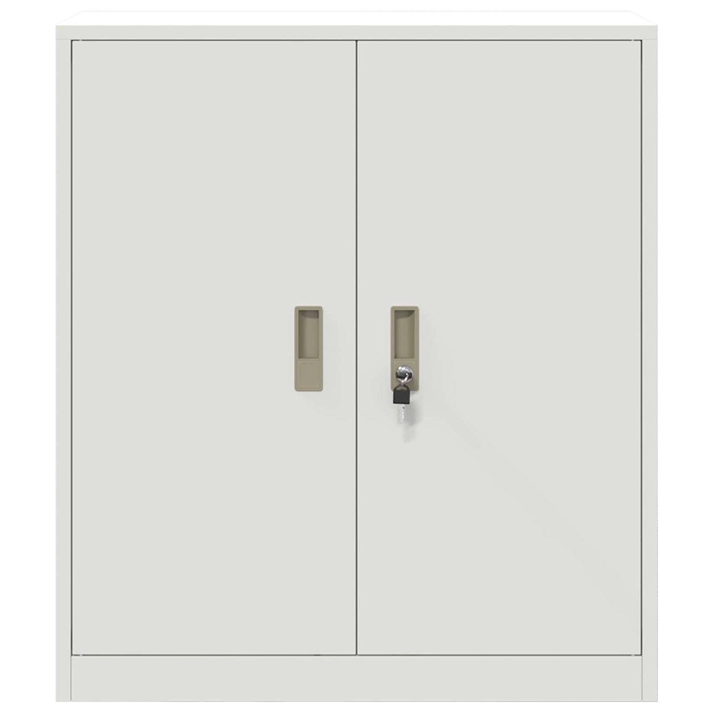 Opbergkast met opslag Wit 80 x 40 x 90 cm Koudgewalst Staal