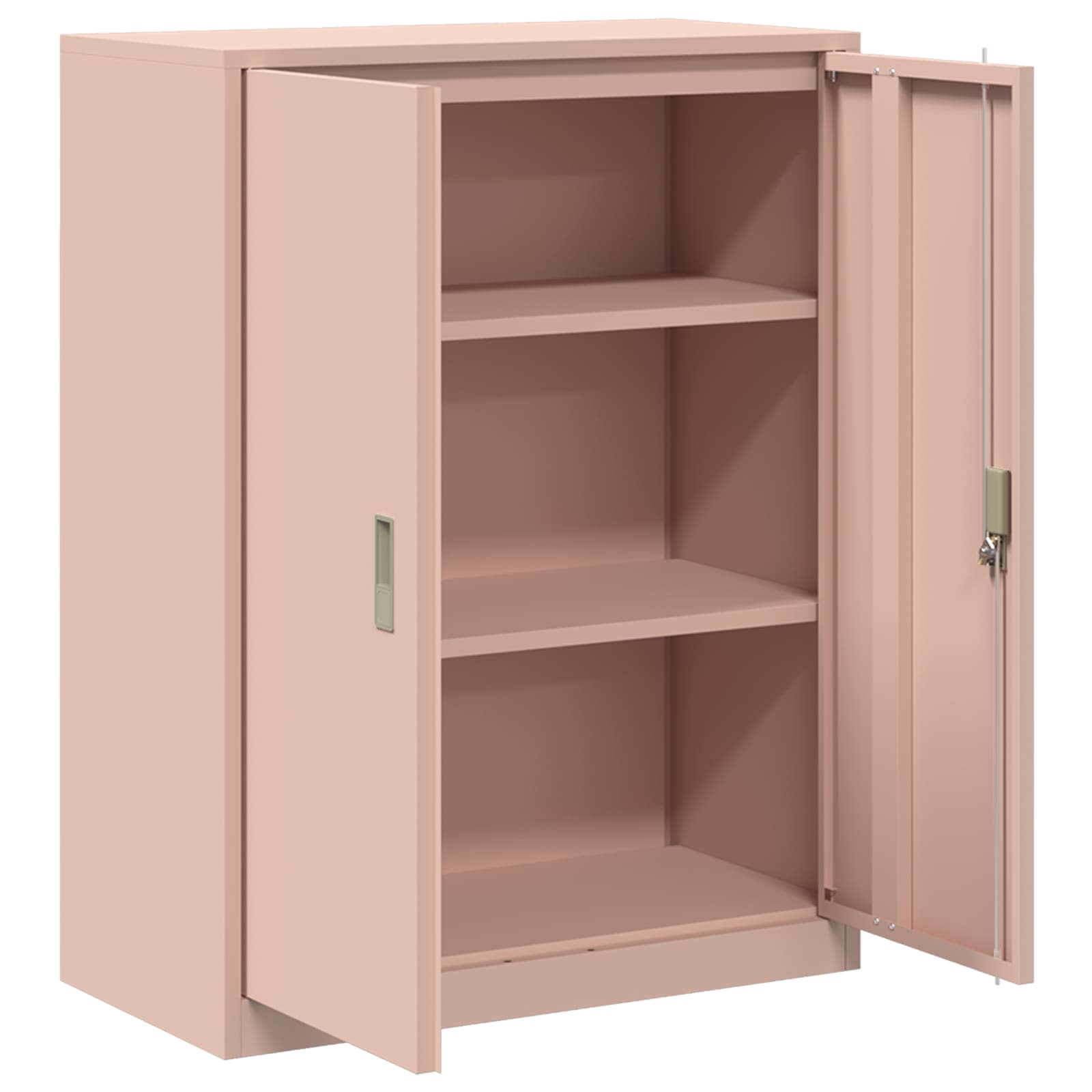 Opbergkast met opslag Roze 80 x 40 x 105 cm Koudgewalst Staal