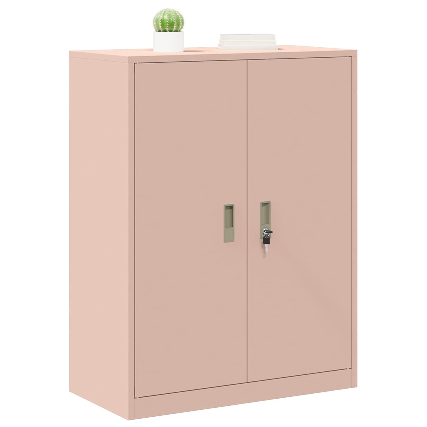 Opbergkast met opslag Roze 80 x 40 x 105 cm Koudgewalst Staal