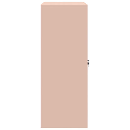 Opbergkast met opslag Roze 80 x 40 x 105 cm Koudgewalst Staal