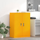 Storage Cabinet Mustard Yellow 80 x 40 x 105 cm Steel