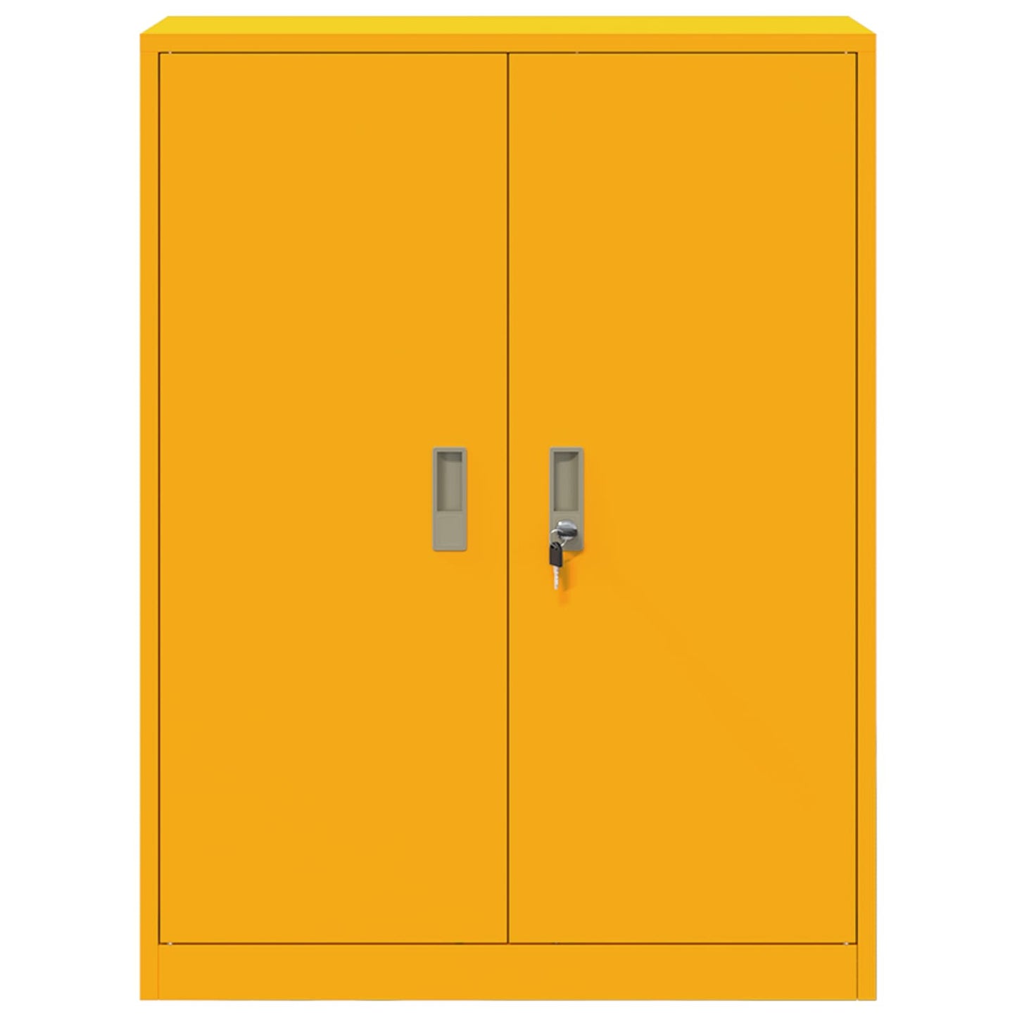 Opbergkast Mosterdgeel 80 x 40 x 105 cm Koudgewalst Staal