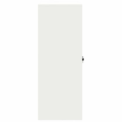 Opbergkast met opslag Wit 80 x 40 x 105 cm Koudgewalst Staal