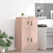 Opbergkast 60x40x40 cm staal roze