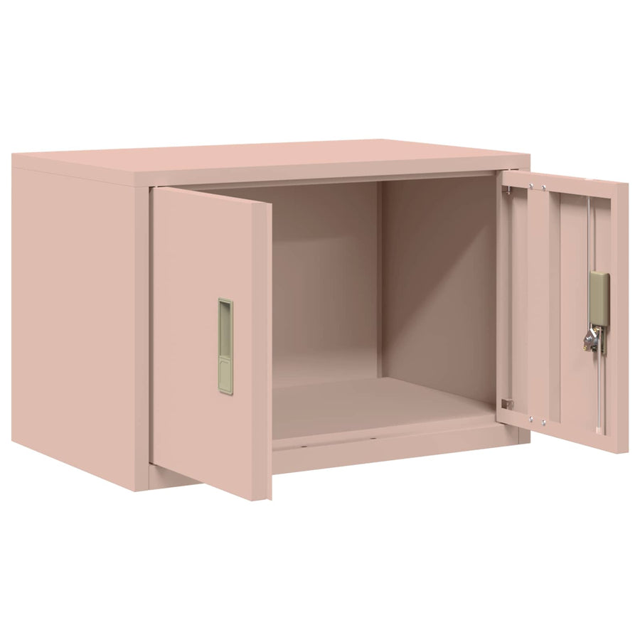 Opbergkast met opslag Roze 60 x 40 x 40 cm Koudgewalst Staal
