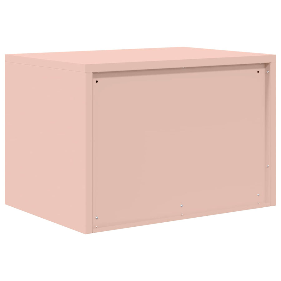 Opbergkast met opslag Roze 60 x 40 x 40 cm Koudgewalst Staal