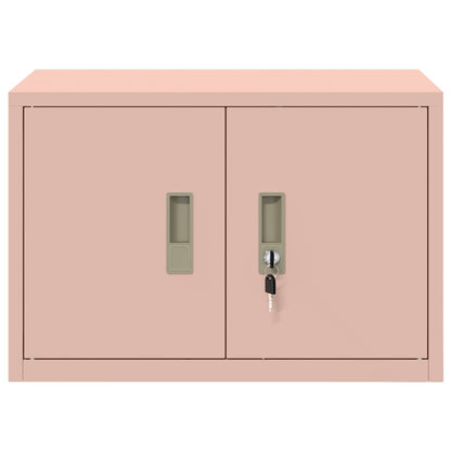 Opbergkast met opslag Roze 60 x 40 x 40 cm Koudgewalst Staal