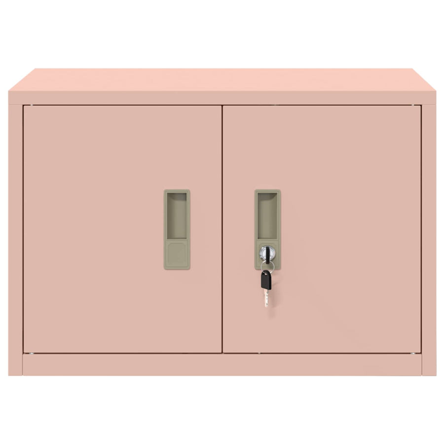 Opbergkast met opslag Roze 60 x 40 x 40 cm Koudgewalst Staal