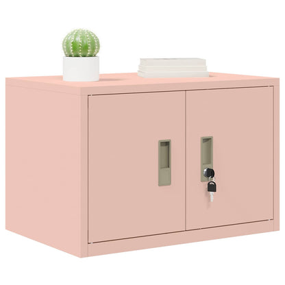 Opbergkast met opslag Roze 60 x 40 x 40 cm Koudgewalst Staal