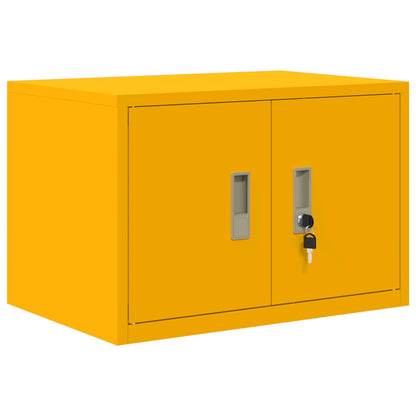 Opbergkast Mosterdgeel 60 x 40 x 40 cm Koudgewalst Staal