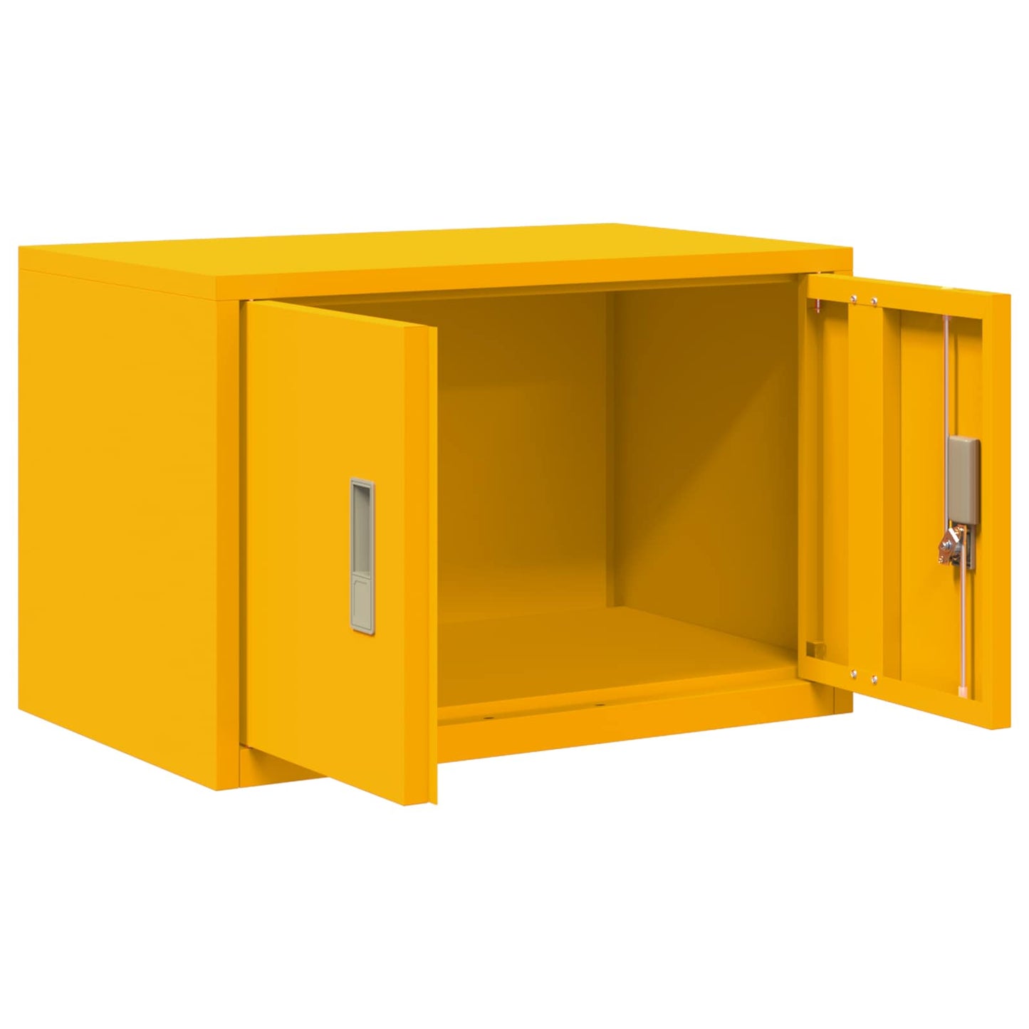 Opbergkast Mosterdgeel 60 x 40 x 40 cm Koudgewalst Staal