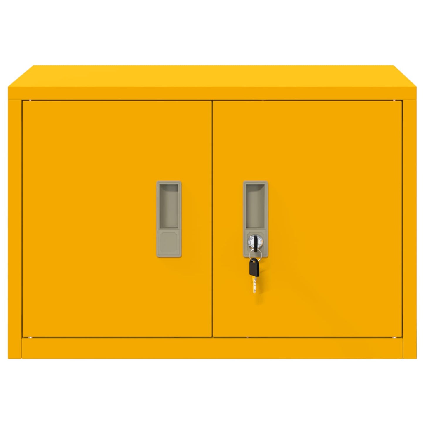 Opbergkast Mosterdgeel 60 x 40 x 40 cm Koudgewalst Staal