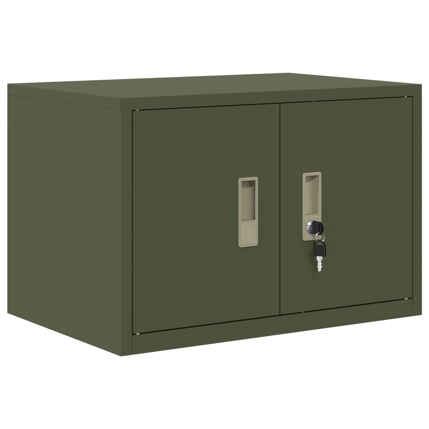 Opbergkast Olijf Groen 60 x 40 x 40 cm Koudgewalst Staal