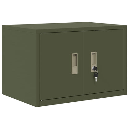 Opbergkast Olijf Groen 60 x 40 x 40 cm Koudgewalst Staal