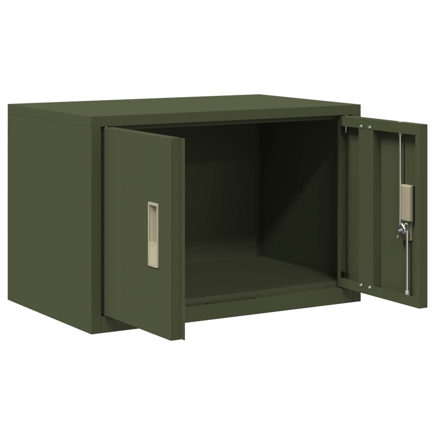 Opbergkast Olijf Groen 60 x 40 x 40 cm Koudgewalst Staal