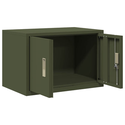 Opbergkast Olijf Groen 60 x 40 x 40 cm Koudgewalst Staal