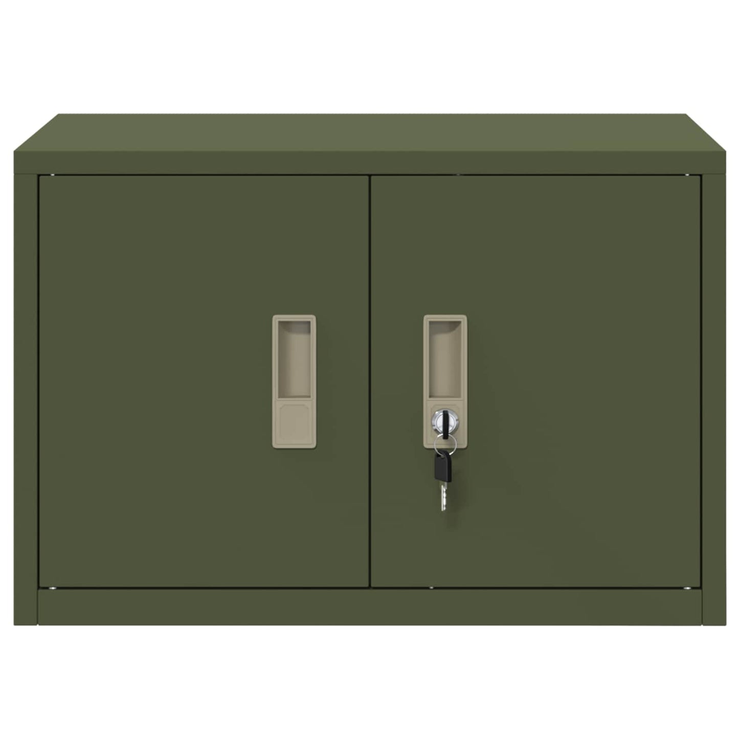 Opbergkast Olijf Groen 60 x 40 x 40 cm Koudgewalst Staal