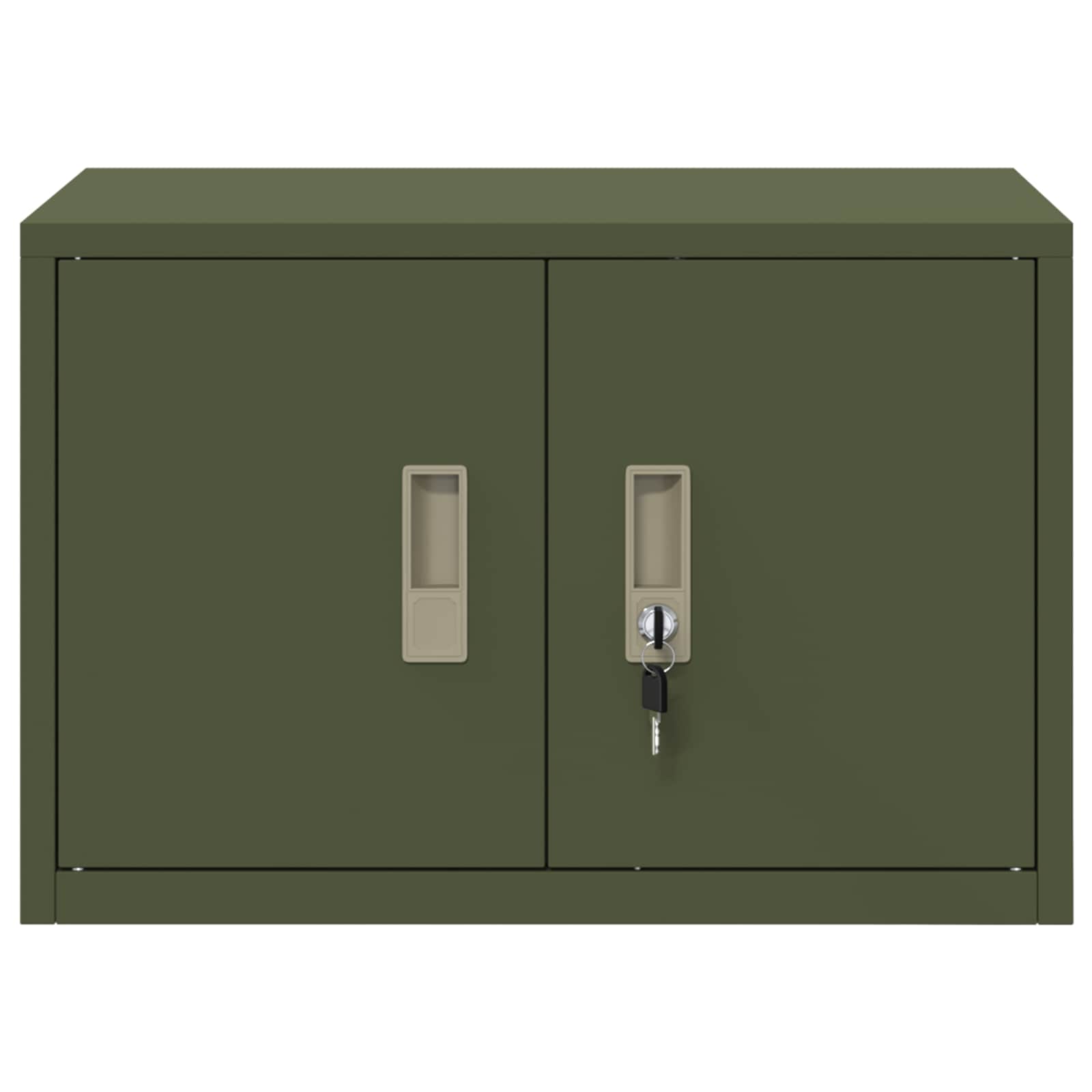 Opbergkast Olijf Groen 60 x 40 x 40 cm Koudgewalst Staal