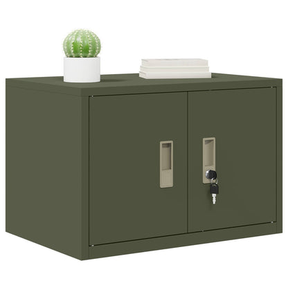 Opbergkast Olijf Groen 60 x 40 x 40 cm Koudgewalst Staal