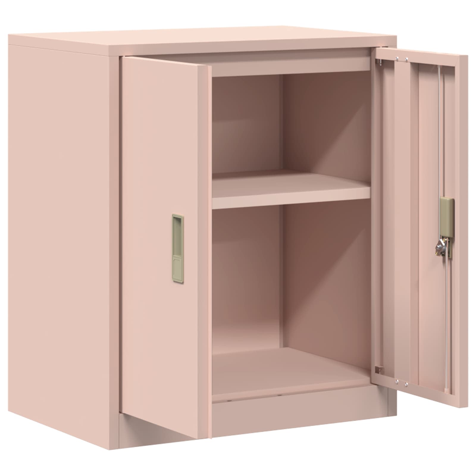 Opbergkast met opslag Roze 60 x 40 x 70 cm Koudgewalst Staal