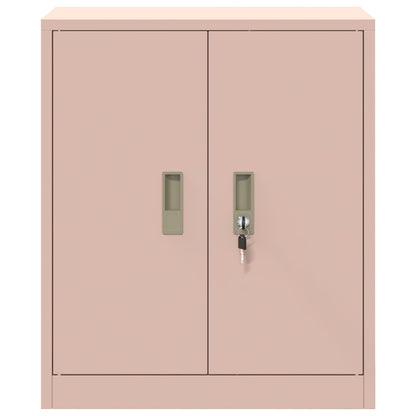 Opbergkast met opslag Roze 60 x 40 x 70 cm Koudgewalst Staal