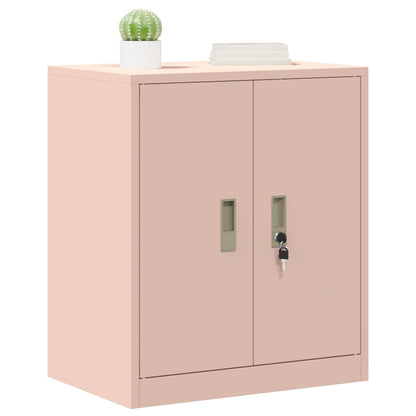 Opbergkast met opslag Roze 60 x 40 x 70 cm Koudgewalst Staal