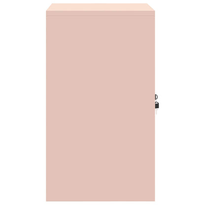Opbergkast met opslag Roze 60 x 40 x 70 cm Koudgewalst Staal