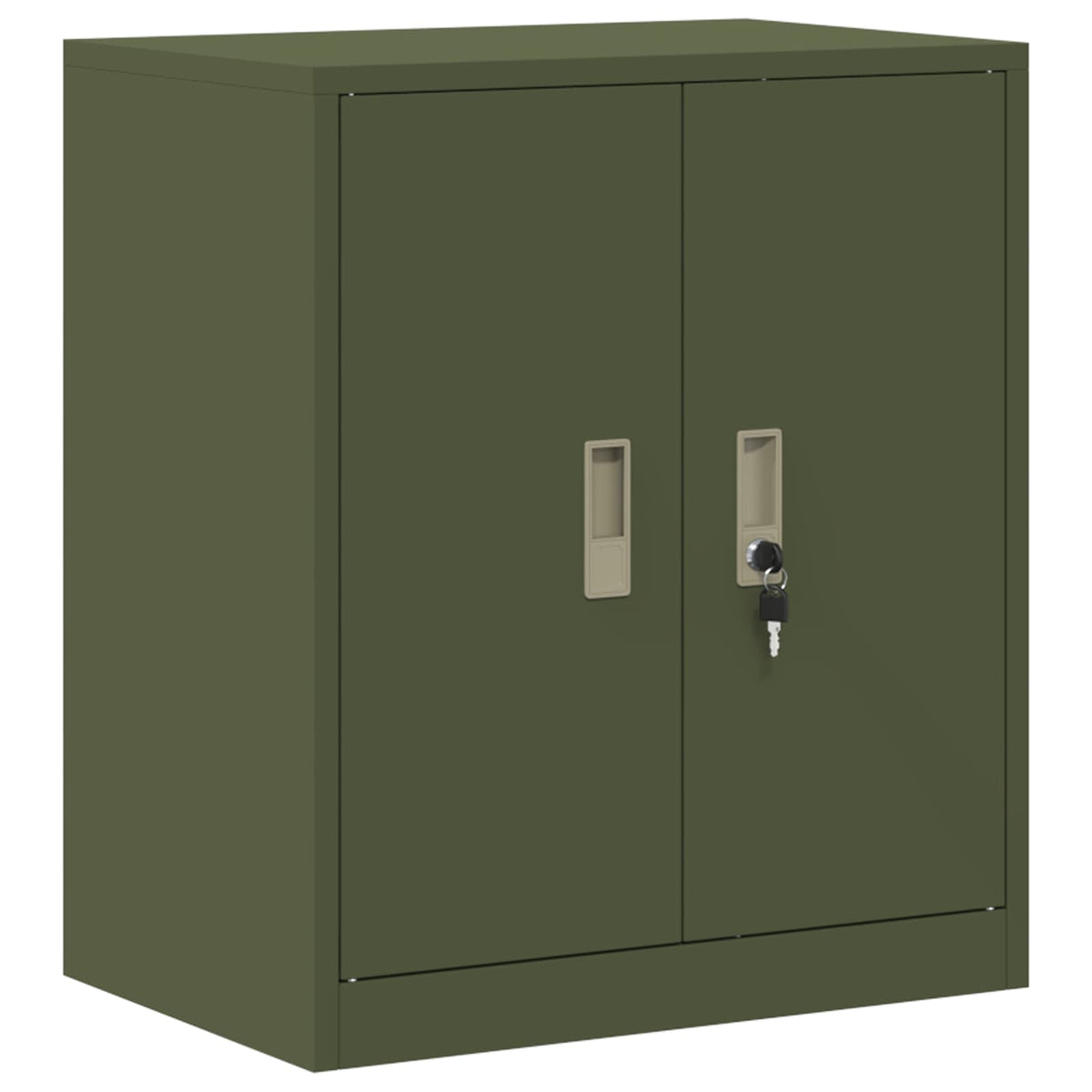Opbergkast Olijf Groen 60 x 40 x 70 cm Koudgewalst Staal