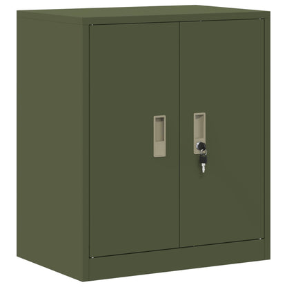 Opbergkast Olijf Groen 60 x 40 x 70 cm Koudgewalst Staal