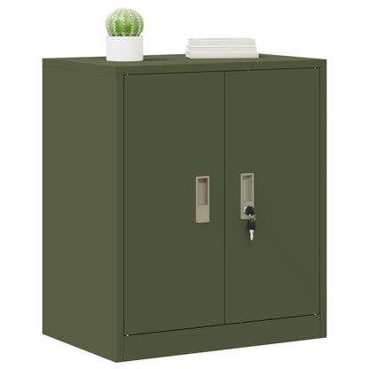 Opbergkast Olijf Groen 60 x 40 x 70 cm Koudgewalst Staal