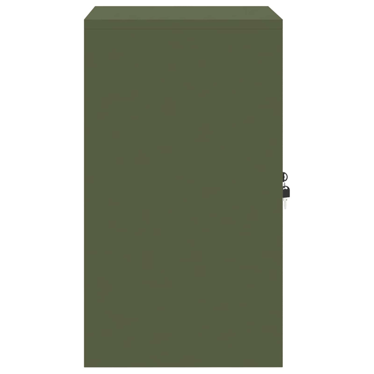 Opbergkast Olijf Groen 60 x 40 x 70 cm Koudgewalst Staal