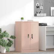 Opbergkast staal roze 60x40x90 cm