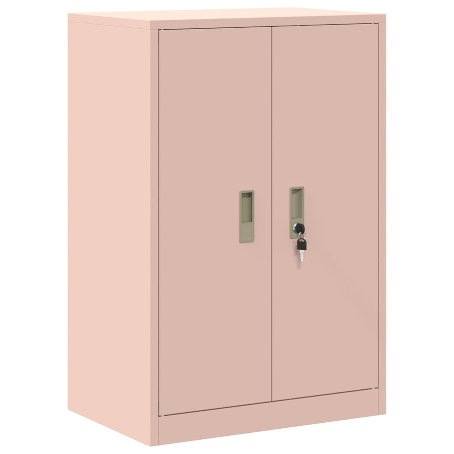 Opbergkast met opslag Roze 60 x 40 x 90 cm Koudgewalst Staal