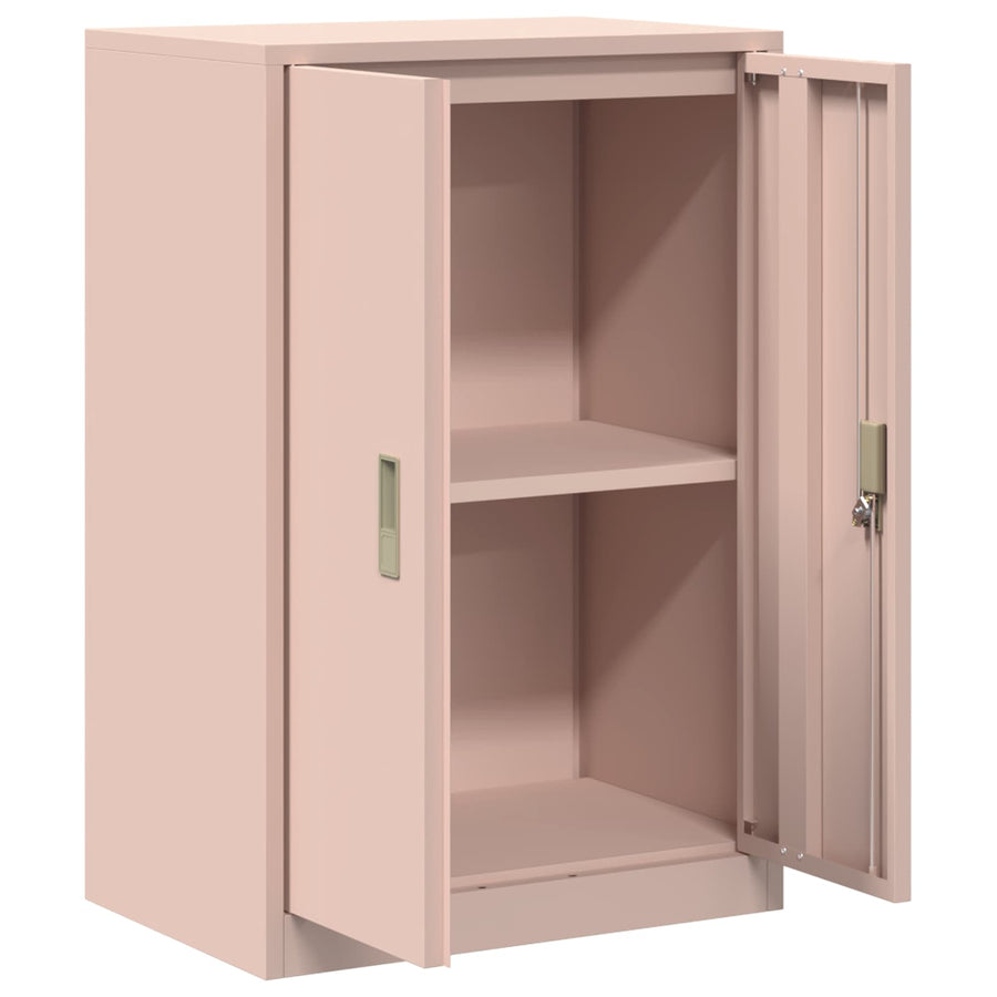 Opbergkast met opslag Roze 60 x 40 x 90 cm Koudgewalst Staal