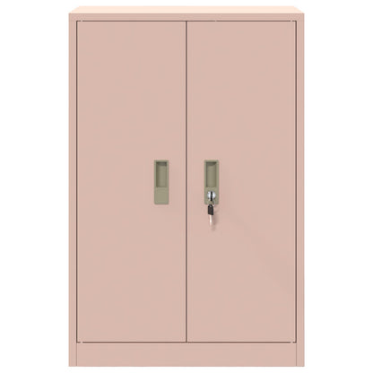 Opbergkast met opslag Roze 60 x 40 x 90 cm Koudgewalst Staal