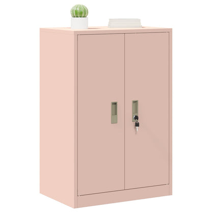 Opbergkast met opslag Roze 60 x 40 x 90 cm Koudgewalst Staal