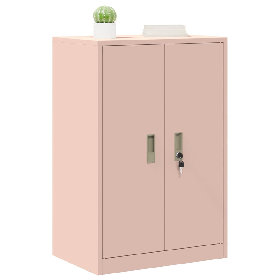 Opbergkast met opslag Roze 60 x 40 x 90 cm Koudgewalst Staal