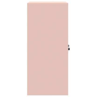 Opbergkast met opslag Roze 60 x 40 x 90 cm Koudgewalst Staal