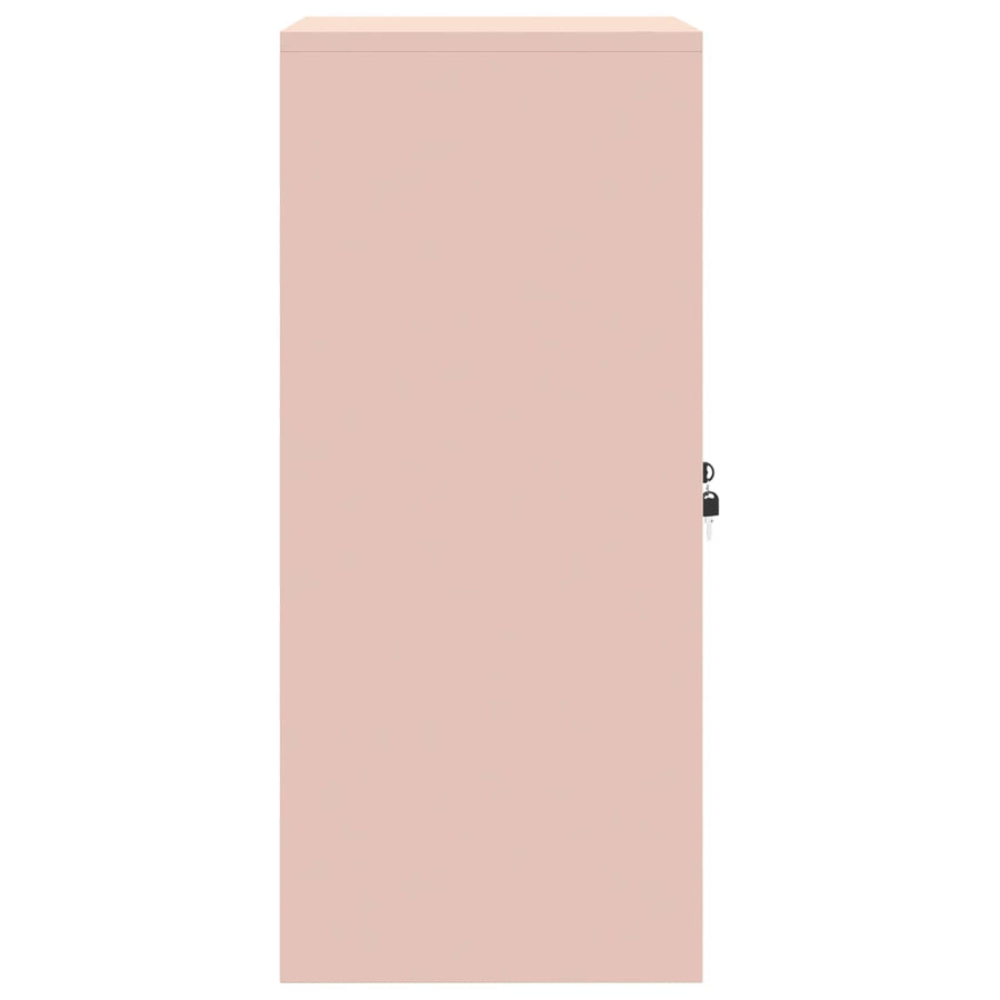 Opbergkast met opslag Roze 60 x 40 x 90 cm Koudgewalst Staal