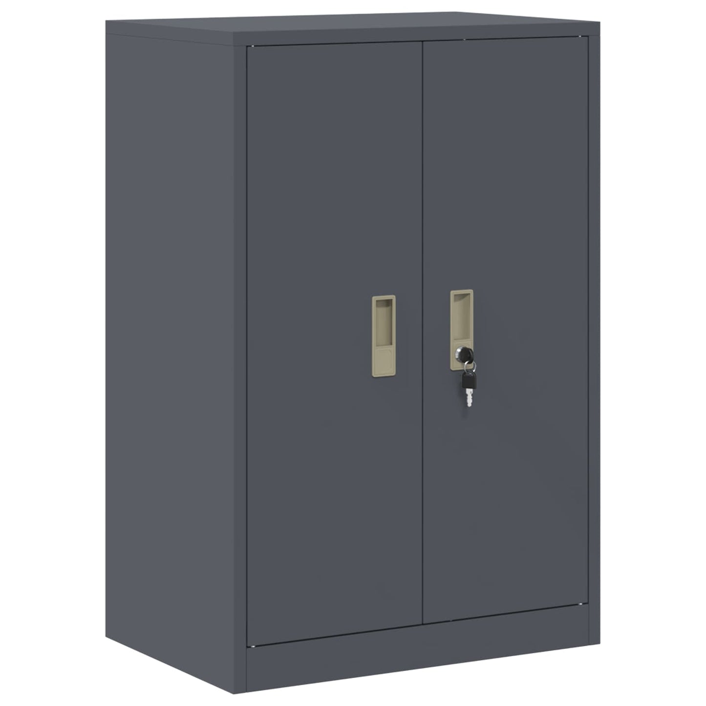 Opbergkast Antraciet 60 x 40 x 90 cm Koudgewalst Staal