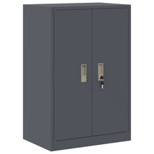 Opbergkast Antraciet 60 x 40 x 90 cm Koudgewalst Staal
