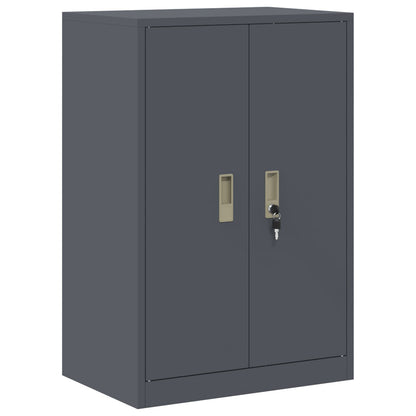 Opbergkast Antraciet 60 x 40 x 90 cm Koudgewalst Staal