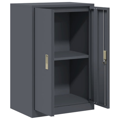 Opbergkast Antraciet 60 x 40 x 90 cm Koudgewalst Staal