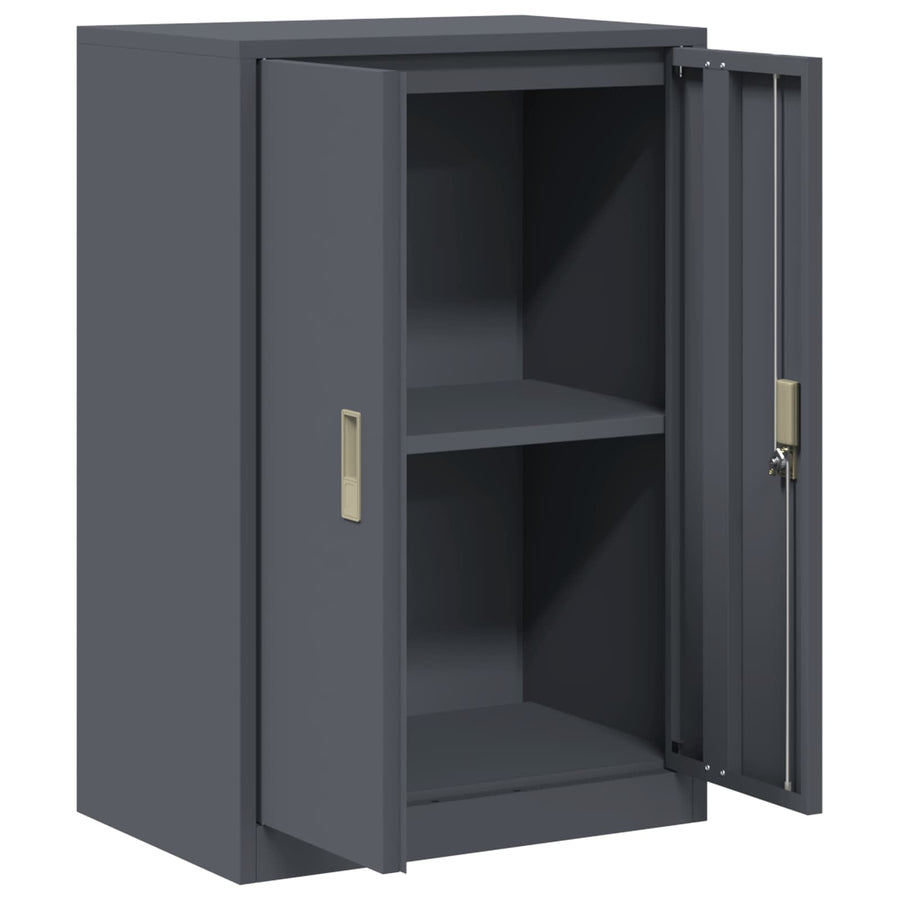 Opbergkast Antraciet 60 x 40 x 90 cm Koudgewalst Staal