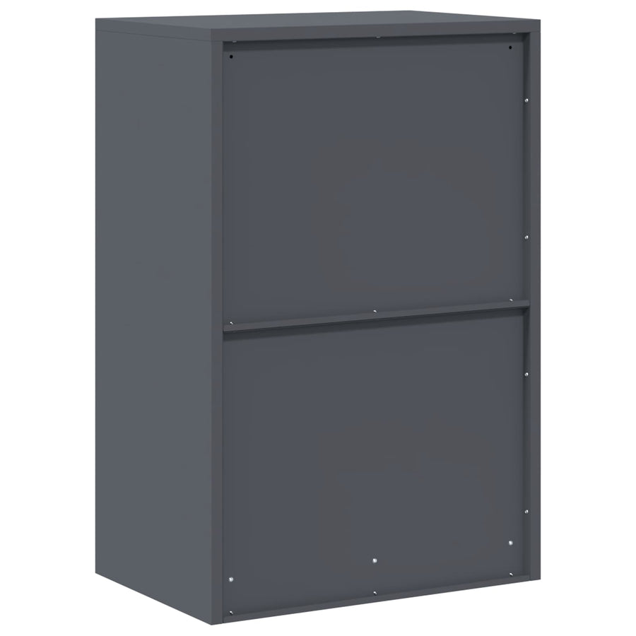 Opbergkast Antraciet 60 x 40 x 90 cm Koudgewalst Staal