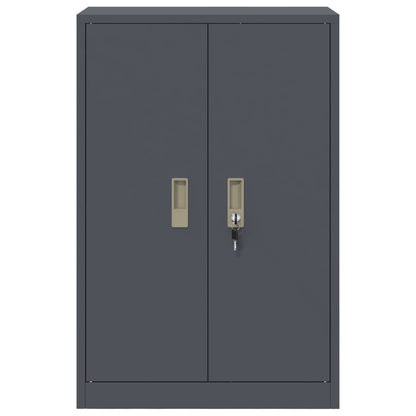 Opbergkast Antraciet 60 x 40 x 90 cm Koudgewalst Staal